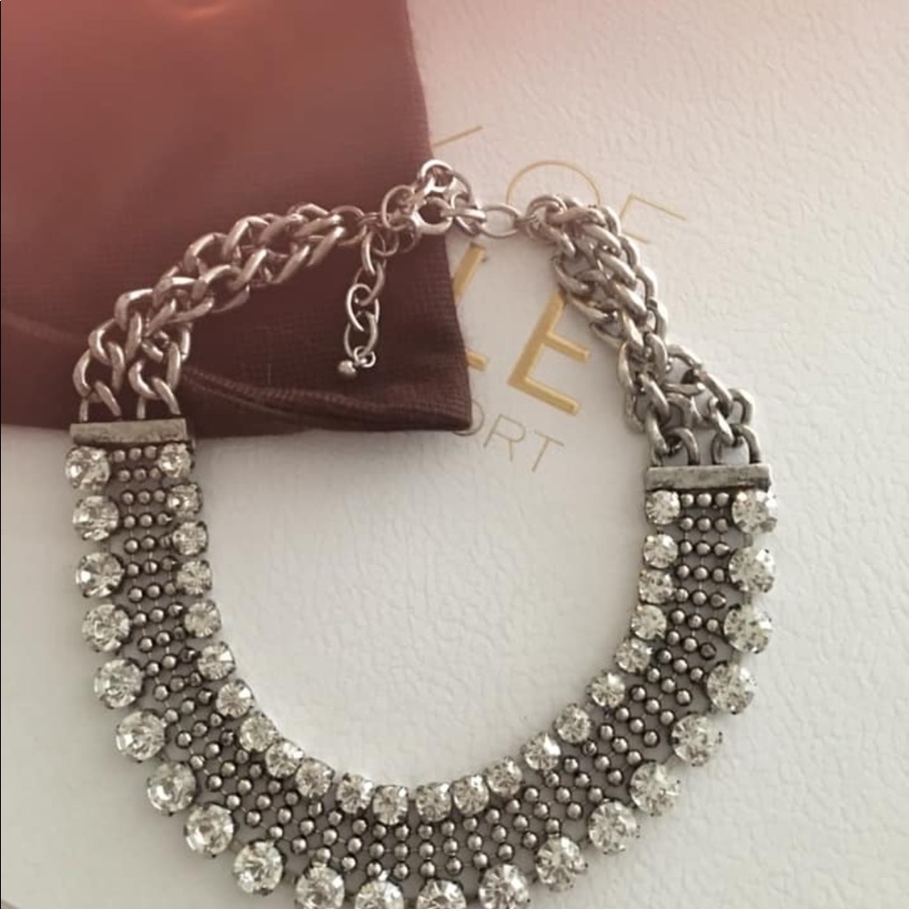 Rachel Zoe Box bling necklace choker